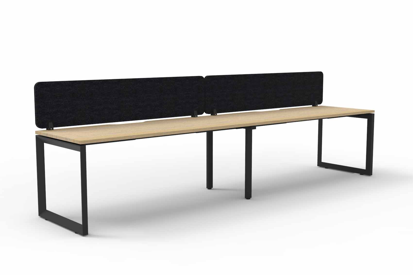 Loop 2 Person Single Sided Workstation - with Eco Screen